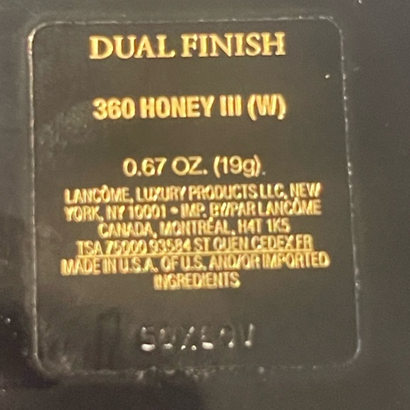 NEW Lancome Dual Finish Multi Tasking Powder & Foundation:360 Honey III (W) - Picture 2 of 8